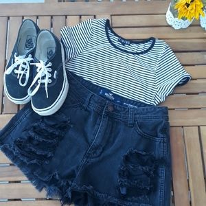 Hollister high rise boyfriend shorts